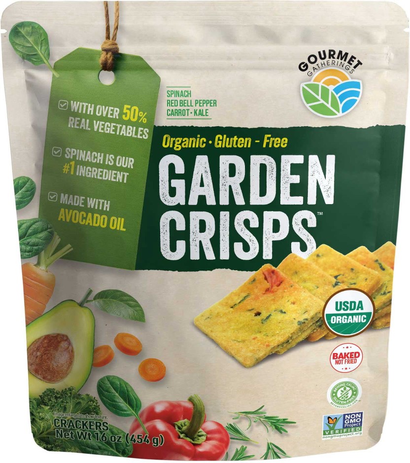 Organic Garden Crisp with Avocado Oil Snack, 16oz.