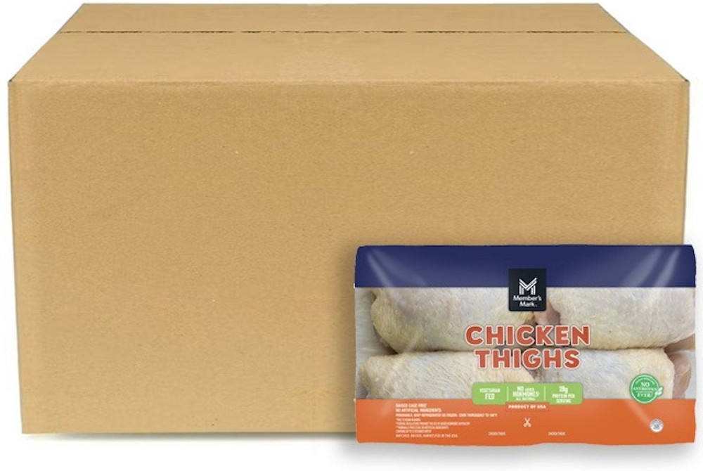 Bone-In Chicken Thighs, Case, priced per pound