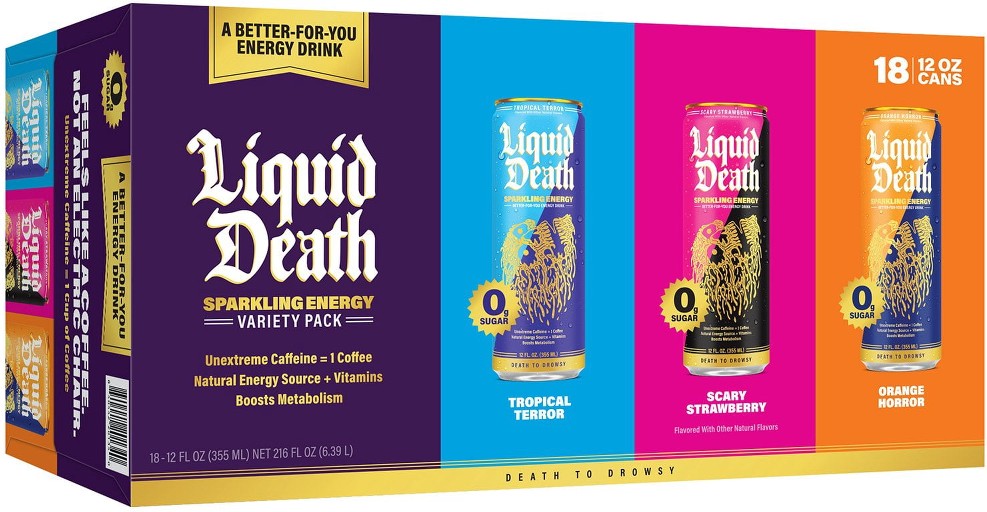 Sparkling Energy Variety Pack, 12 fl. oz., 18 pk.