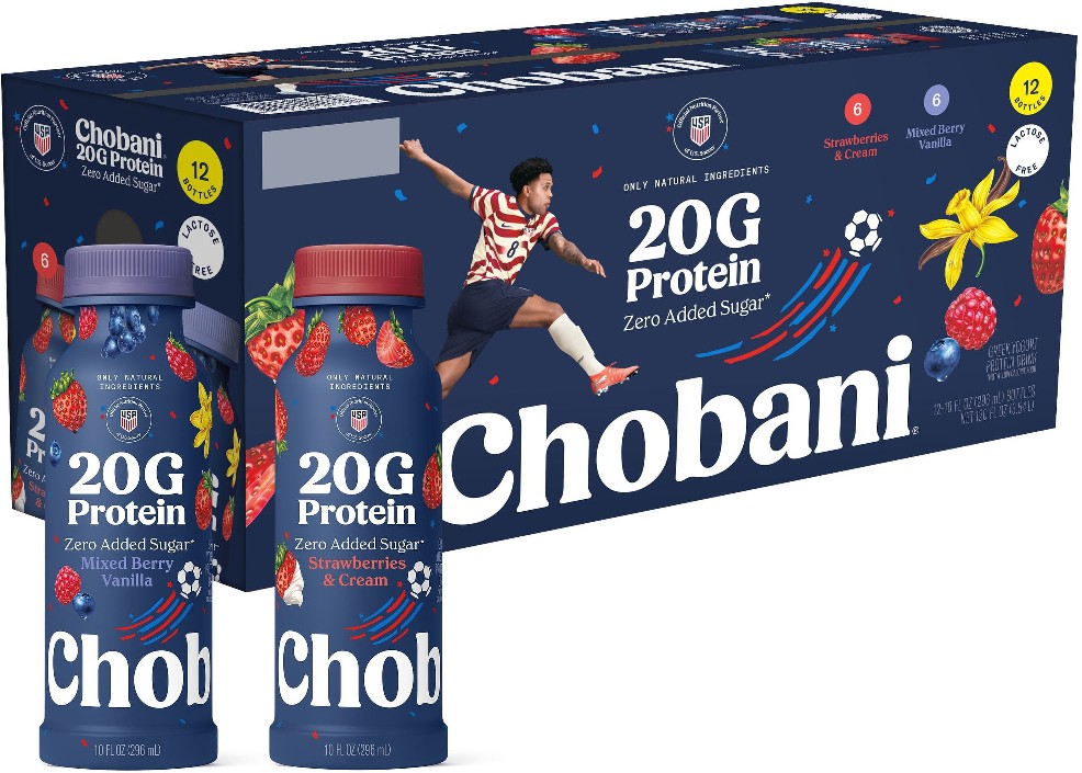 20G Protein Lowfat Greek Yogurt Drink, Variety Pack, 10 fl. oz., 12 ct.