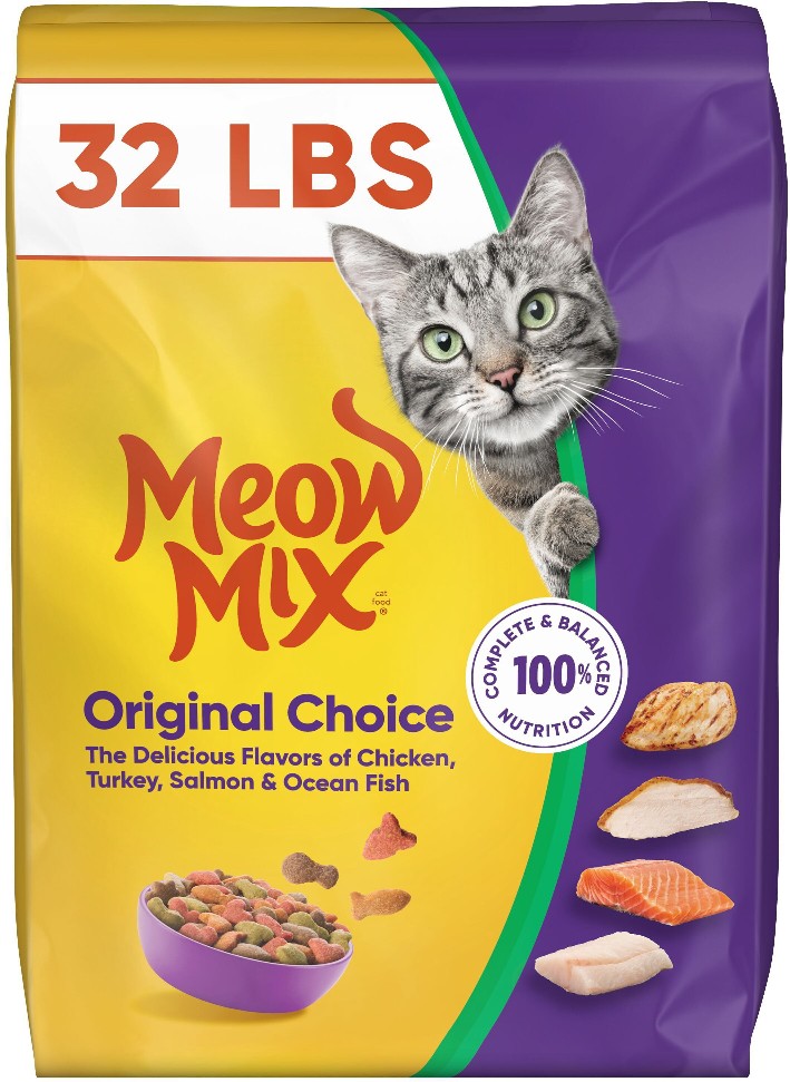 Original Choice Flavor Adult Dry Cat Food, Heart Healthy & Oral Care Formula, 32 lbs.