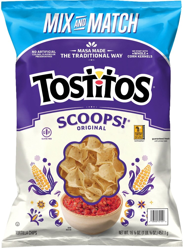 Scoops! Original Tortilla Chips, 16.125 oz.