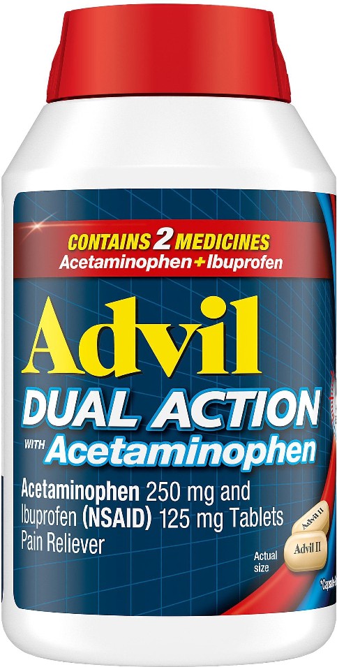 Dual Action Coated Caplets w/ Acetaminophen, 240 ct.