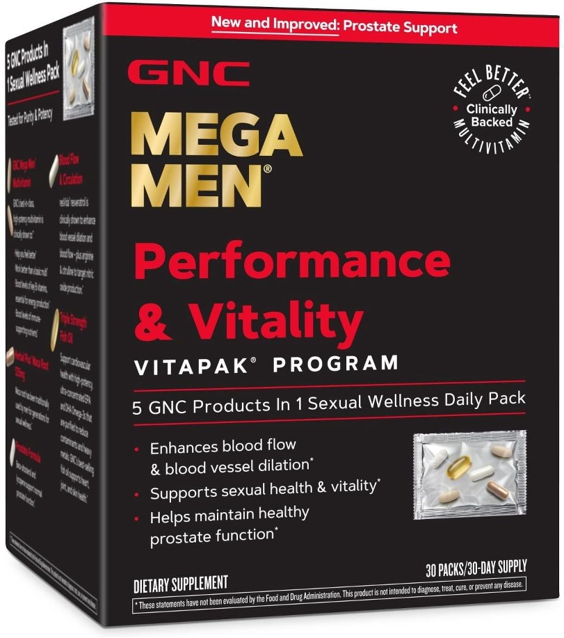 Mega Men Performance and Vitality Vitapak Program, 30 ct.