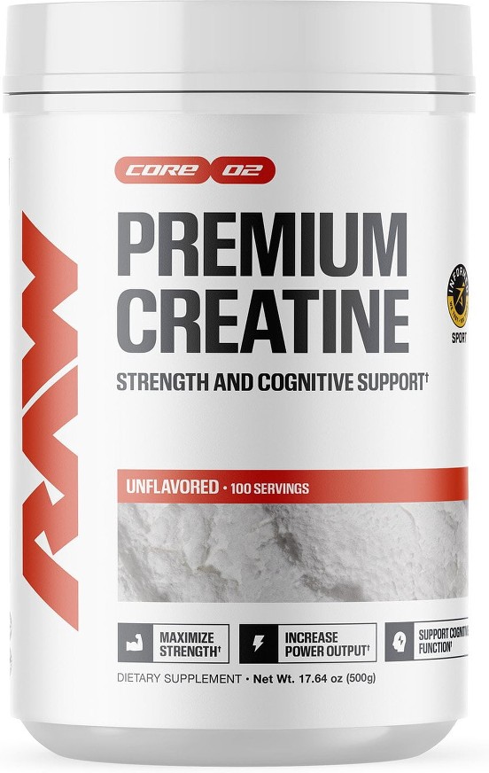 Nutrition Creatine Monohydrate Powder, Unflavored, 510g 100 Servings