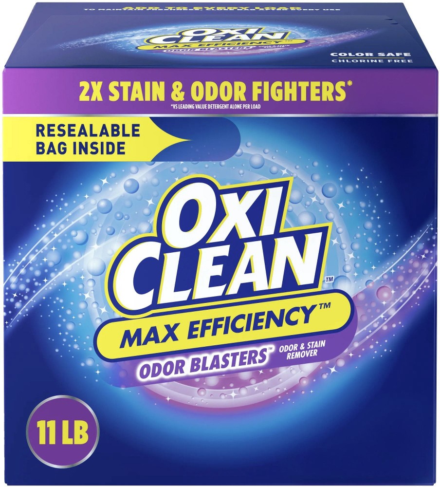 OxiClean Max Efficiency Odor Blasters Laundry Stain Remover Powder, 11 lb.