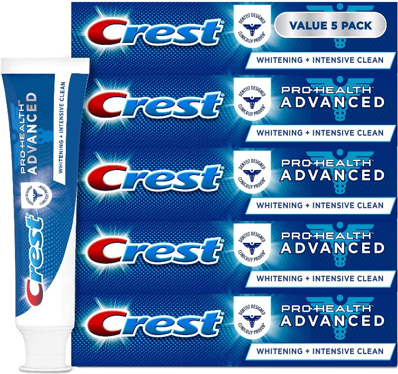 Pro-Health Advanced Whitening + Intensive Clean Toothpaste, 5.8 oz., 5 pk.
