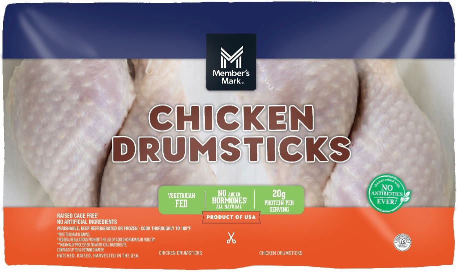 Chicken Drumsticks, priced per pound