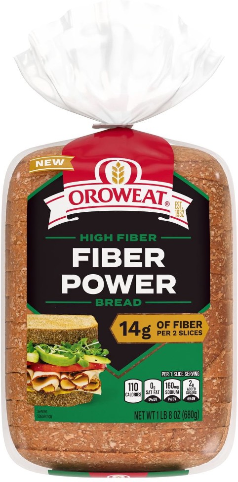 High Fiber Fiber Power Bread, 24 oz.