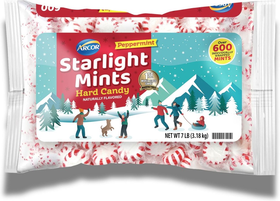 Starlight Mints Hard Peppermint Candy, 7 lbs.
