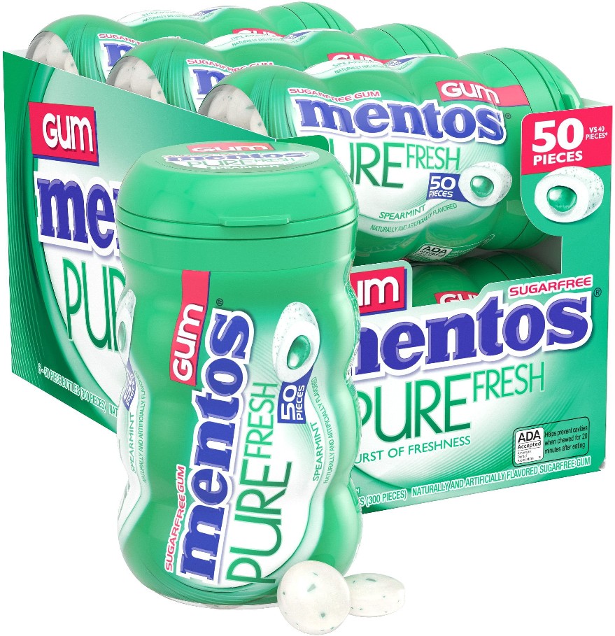 Pure Fresh Spearmint, Sugar-Free Chewing Gum, 50 pcs., 6 pk.