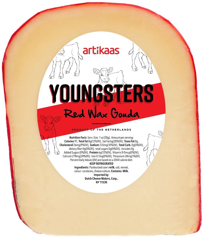 Youngsters Red Wax Gouda