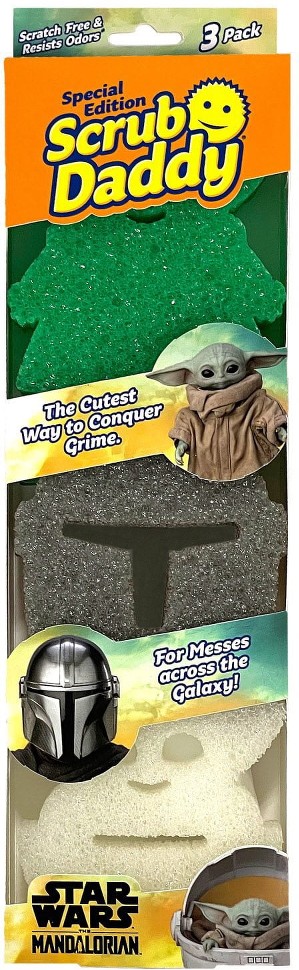 Star Wars Mandalorian & Grogu Sponges, 3 ct.