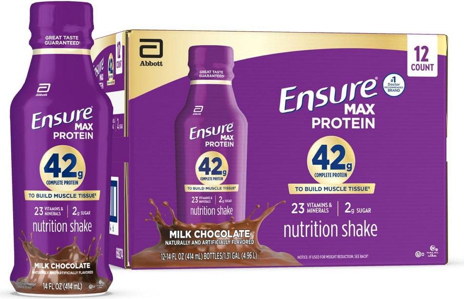 Max Protein 42g High Protein Shake, Milk Chocolate, 14 fl. oz., 12 pk.