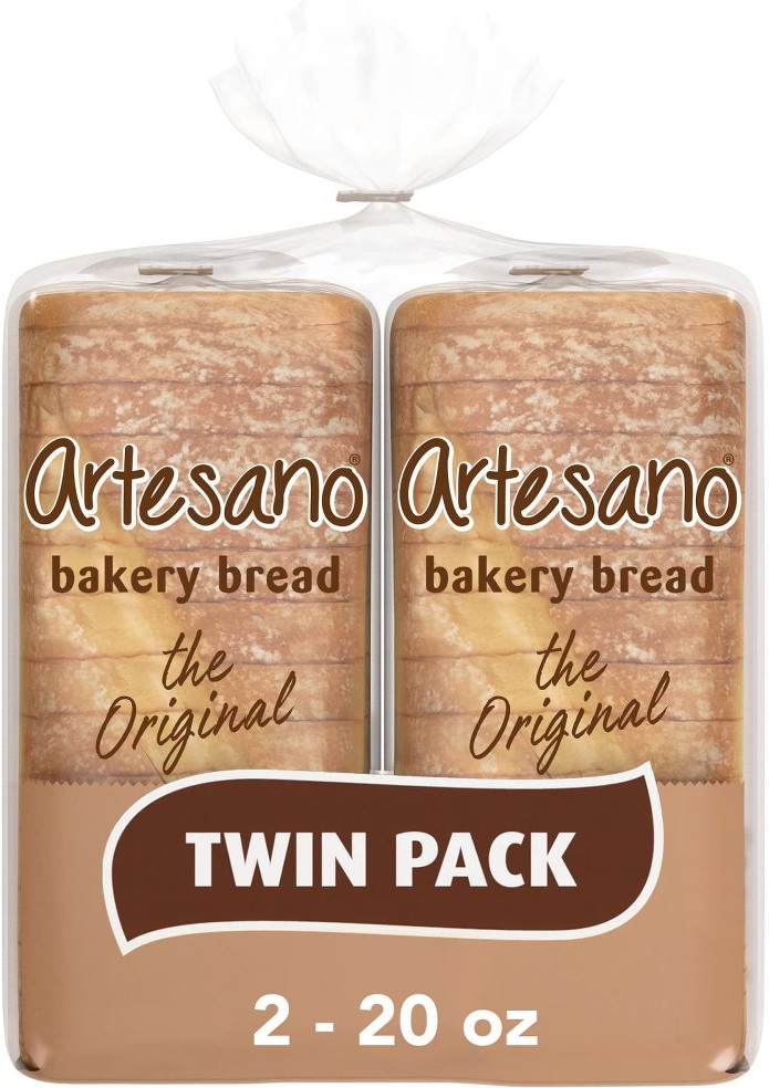 Original Artesano Bakery Bread 20 oz., 2 pk.