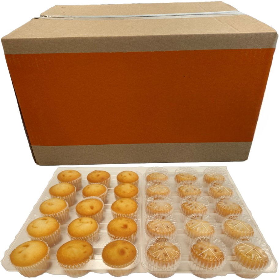 Un-Iced White Cupcakes, Bulk, 150 ct.