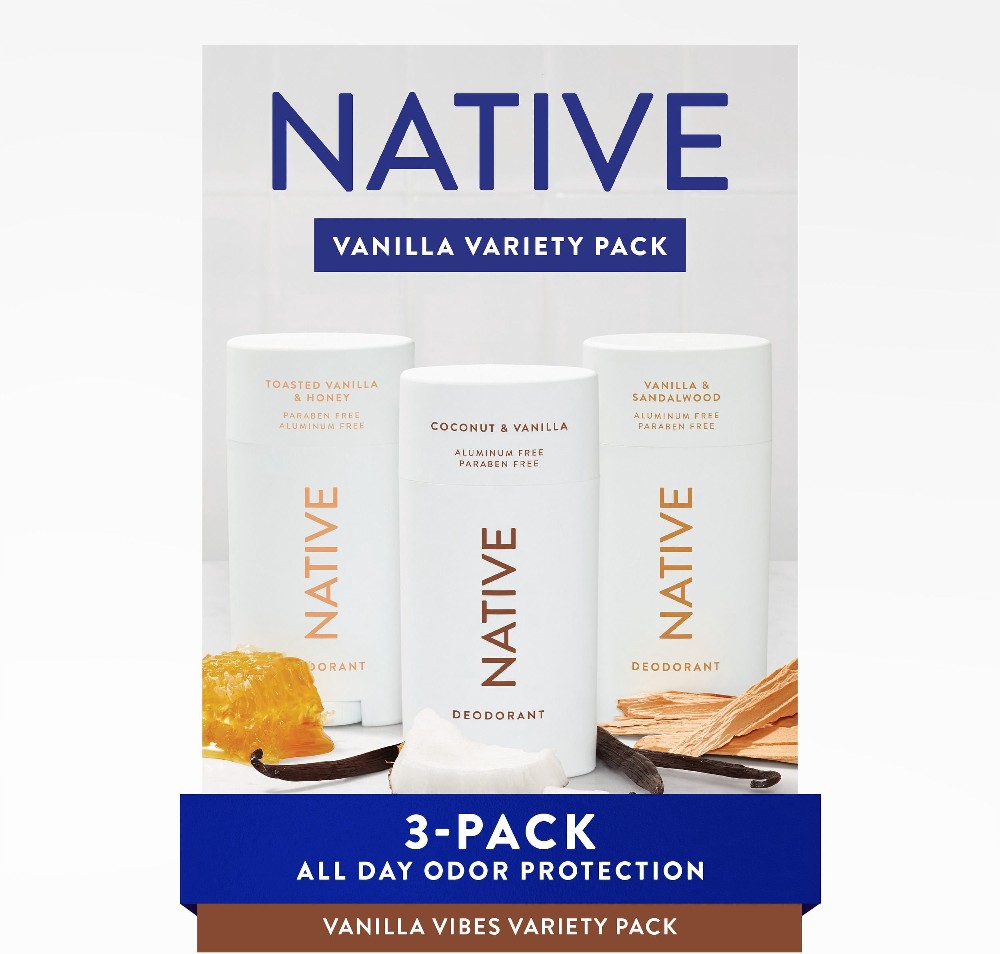 Aluminum-Free Deodorant, Vanilla Variety Pack, 2.65 oz., 3 pk.