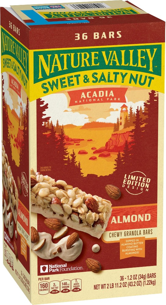Sweet and Salty Nut Almond Granola Bars, 36 ct.