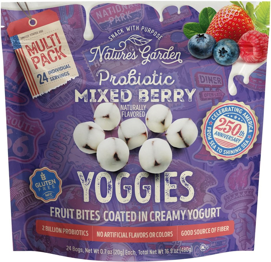 Probiotic Mixed Berry Yoggies 0.7 oz., 24 pk.