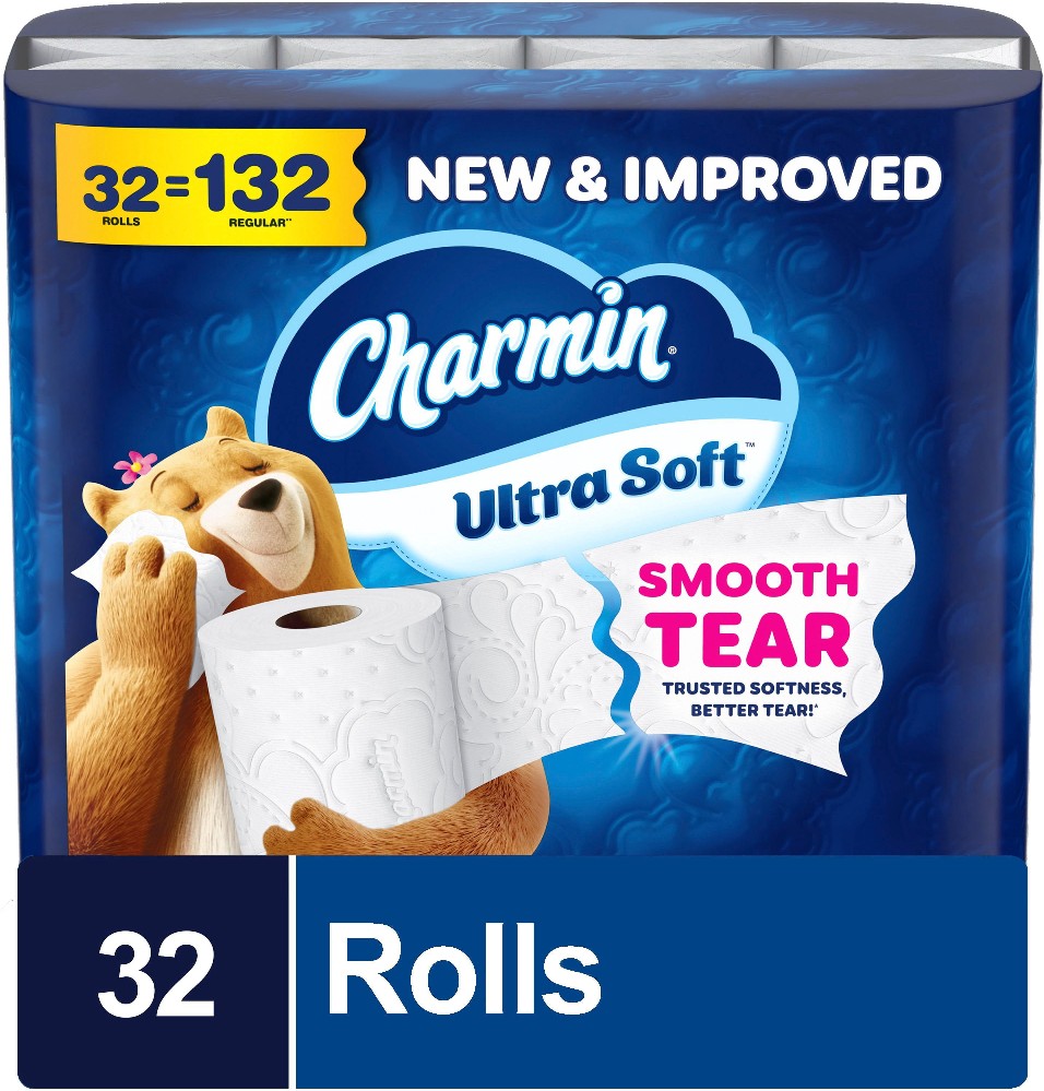 Ultra Soft 2-Ply Toilet Paper 32 rolls, 215 sheets/roll