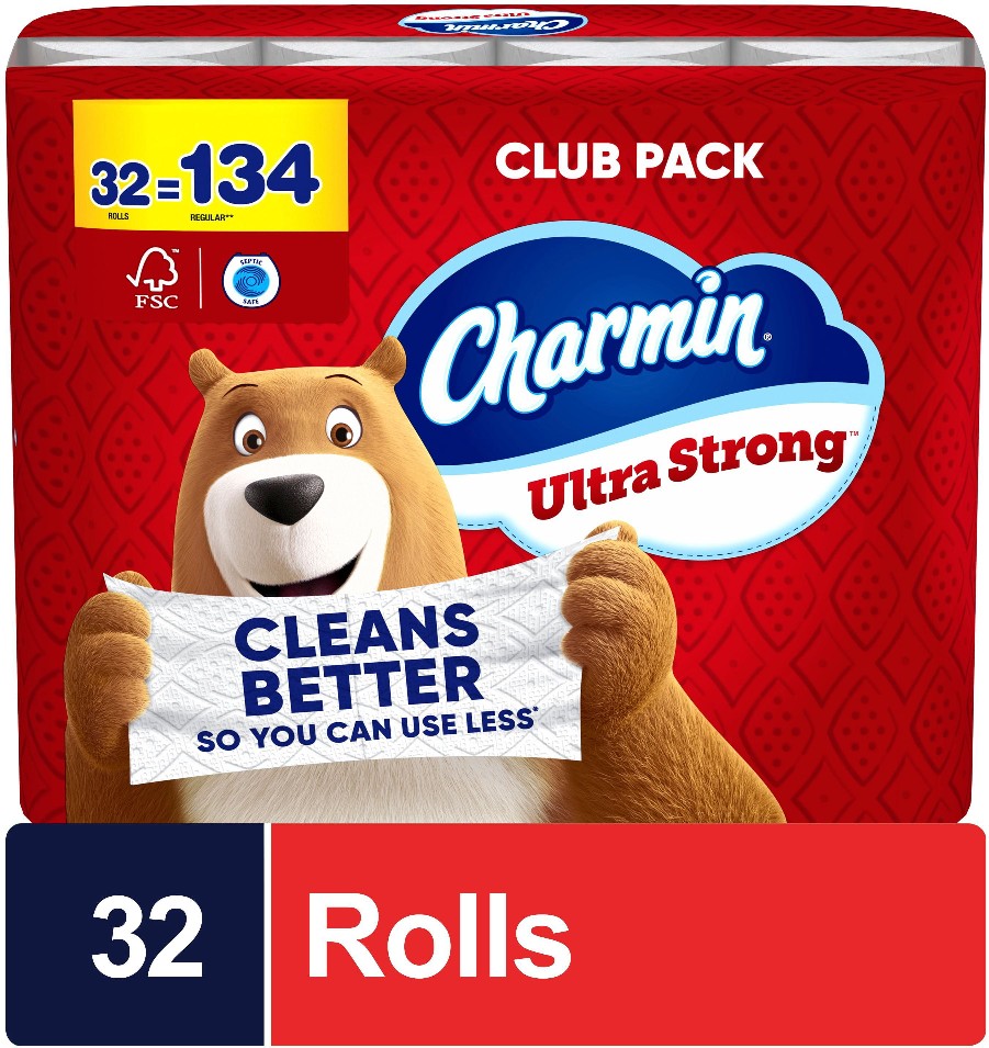 Ultra Strong 2-Ply Toilet Paper 32 rolls, 231 sheets/roll