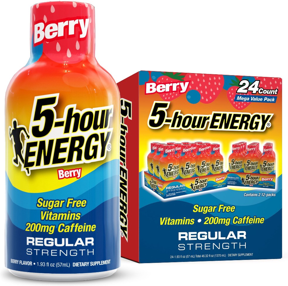 Shot, Regular Strength, Berry 1.93 oz., 24 pk.