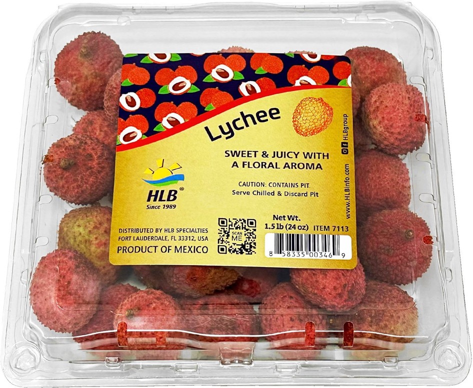 Fresh Lychee, 1.5 lbs.