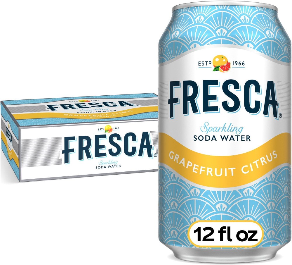 Sparkling Soda Water, Grapefruit Citrus, 12 fl. oz., 24 pk.