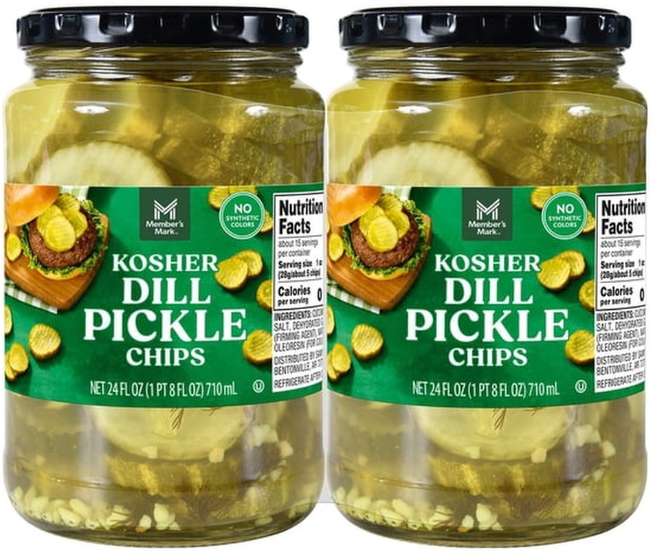 Kosher Dill Pickle Chips, 24 fl. oz., 2 pk.