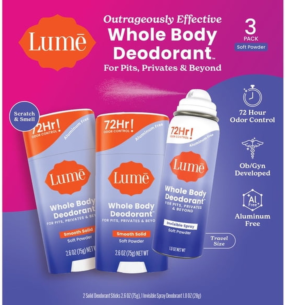 Whole Body Solid Deodorant Stick & Mini Cream Set