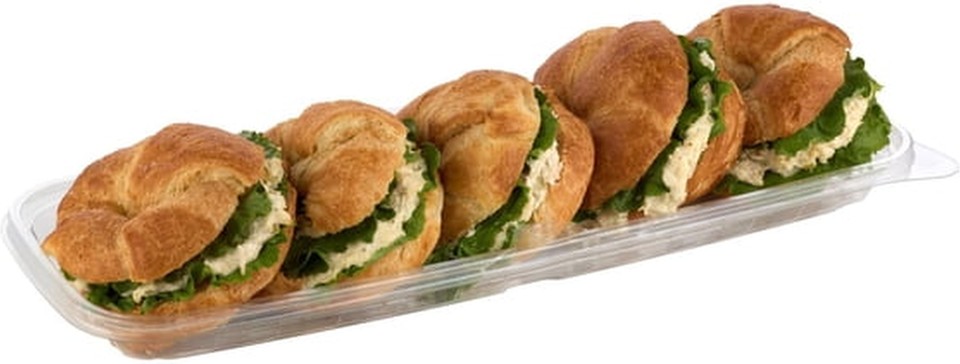 Chicken Salad Croissant Tray, 5 ct., priced per pound