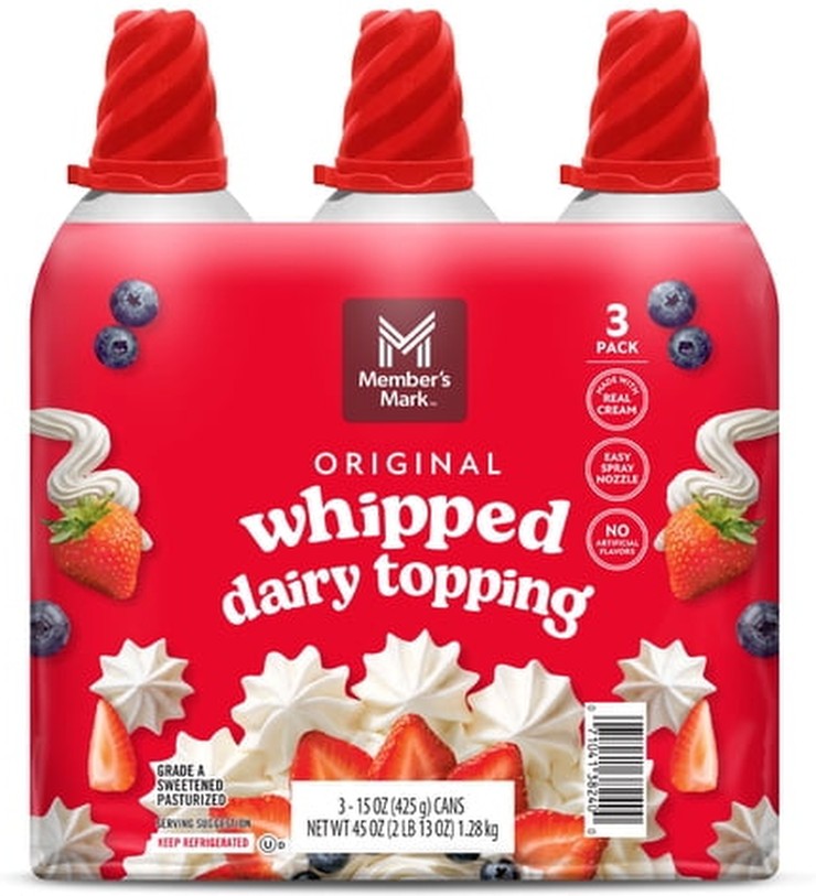 Original Dairy Whipped Topping 15 oz., 3 pk.