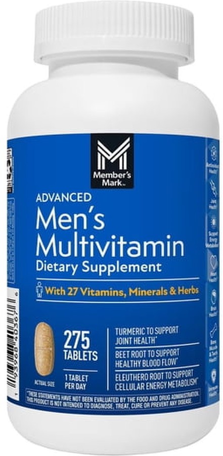 Advanced Men's Multivitamin Tablets, 275 ct.
