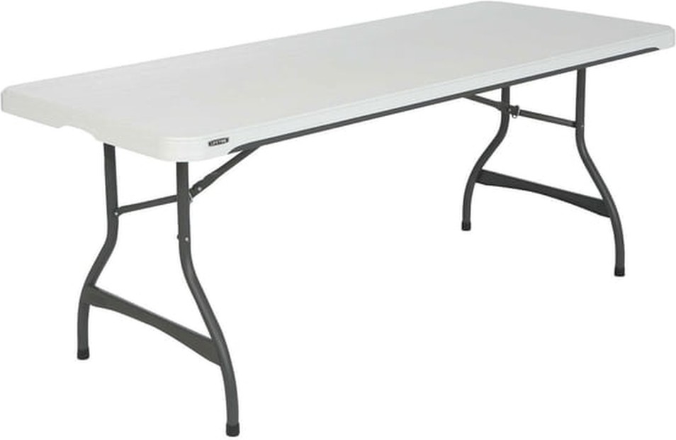 6' Commercial Grade Stacking Folding Table, Assorted Colors