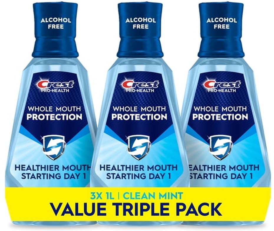 Pro-Health Advantage Multi-Protection Mouthwash, Smooth Mint, 33.8 fl. oz., 3 pk.