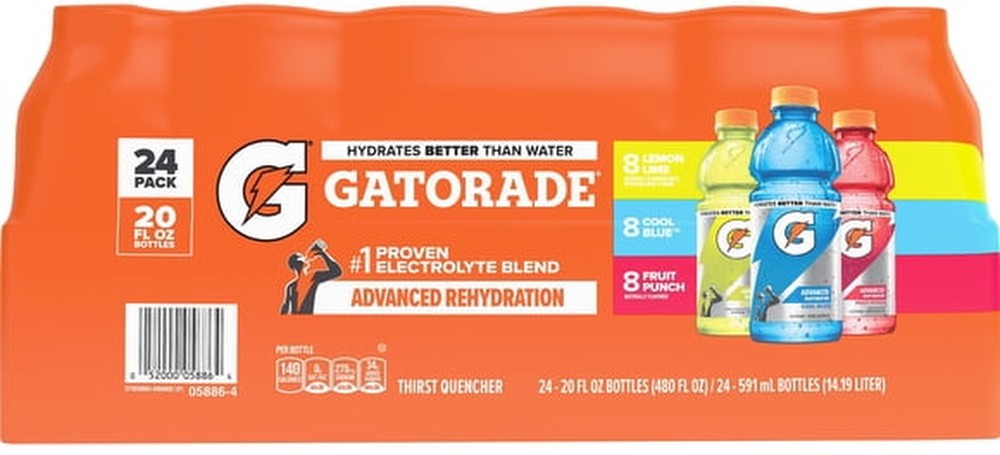 Sports Drinks Variety Pack, 20 fl. oz., 24 pk.