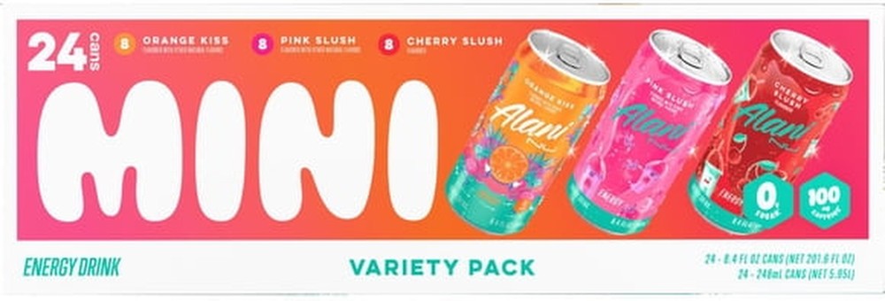 Mini Energy Variety Pack, 8.4 fl. oz. 24 pk.
