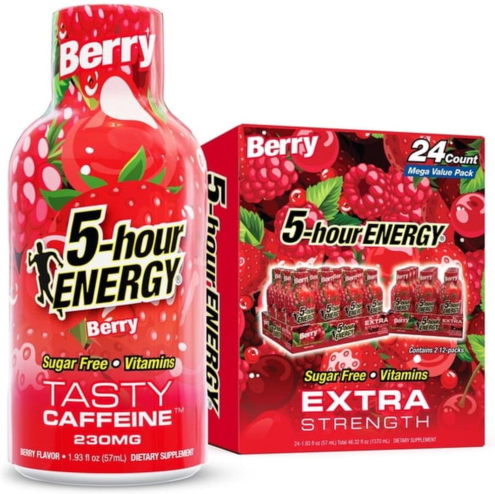 Shot, Extra Strength, Berry 1.93 oz., 24 pk.