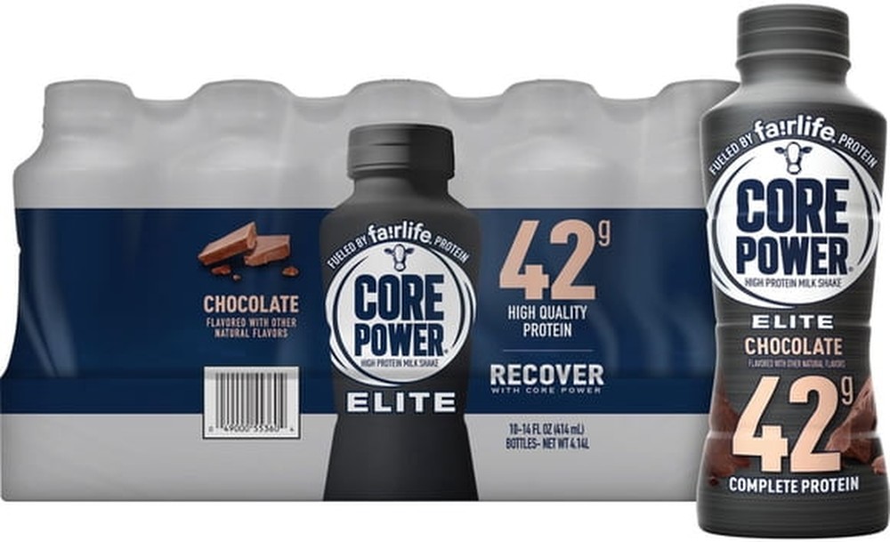 Core Power Elite 42g Protein Shake, Chocolate, 14 fl. oz., 10 pk.