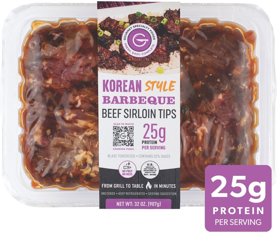 Korean-Style Barbeque Beef Sirloin Tips, 2 lbs.