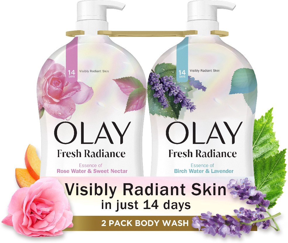 Fresh Outlast Body Wash with Vitamin B3 Complex, 35 oz., 2 pk.