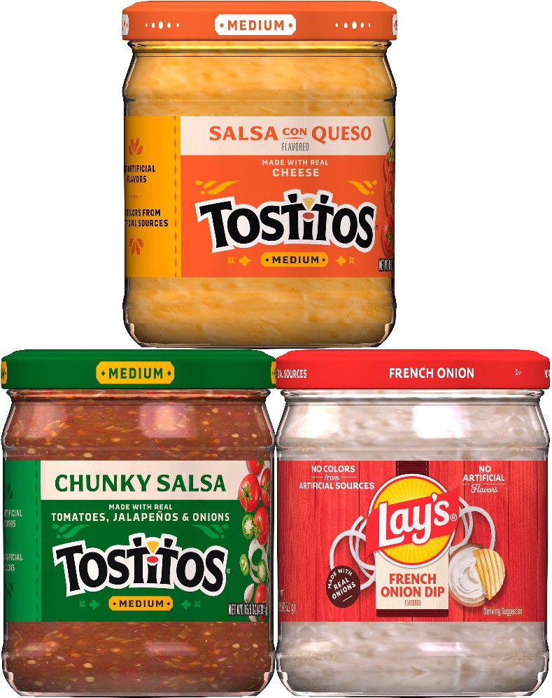 Tostitos Salsa and Lay's Dip Variety Pack, 15.5 oz., 3 ct.