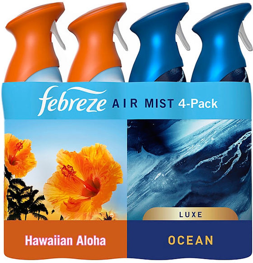 Air Effects Air Freshener Spray, Hawaiian Aloha & Ocean, 4 ct., 35.2 oz.