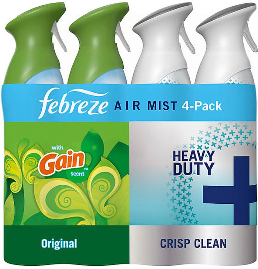 Febreze Air Effects Air Freshener Spray, Gain Original + Heavy Duty, 4 ct., 35.2 oz.