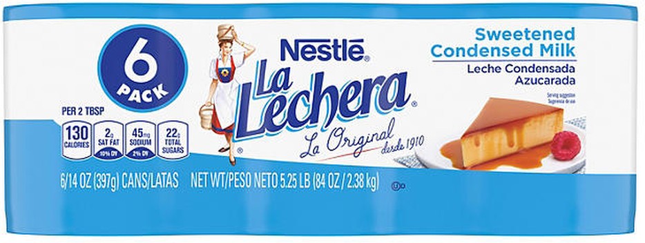 La Lechera Sweetened Condensed Milk, 14 oz., 6 pk.