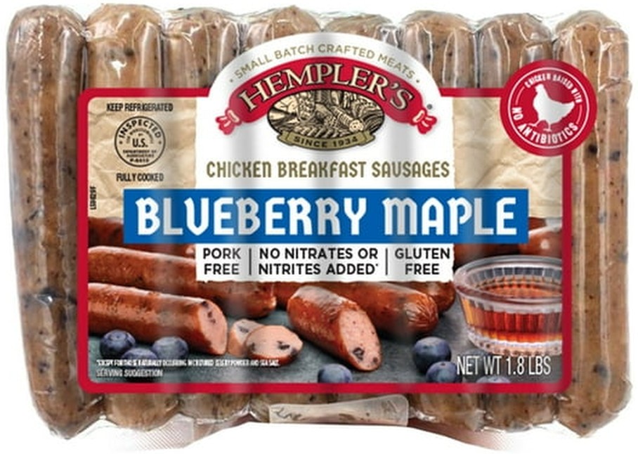 Blueberry Maple Chicken Sausage, 1.8lb