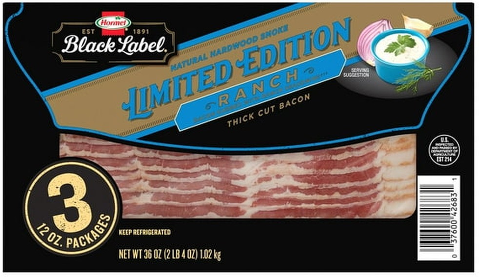 Black Label Bacon, Ranch, 12 oz., 3 pk.