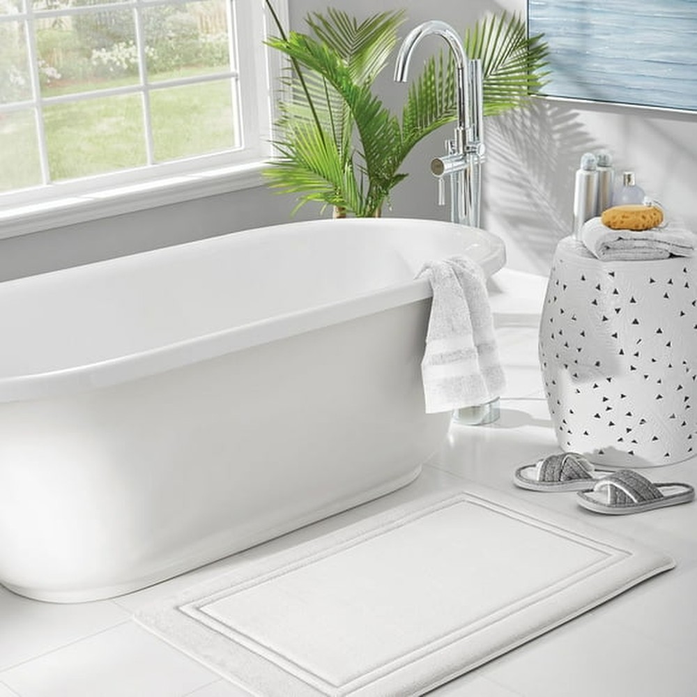 Quick-Dry Memory Foam Bath Mat, 24" x 36"