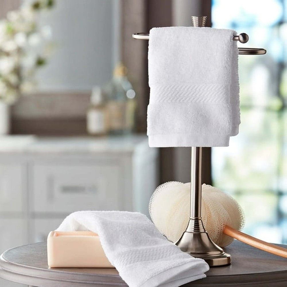 Hotel Premier Luxury Washcloth, Set of 2, Assorted Colors