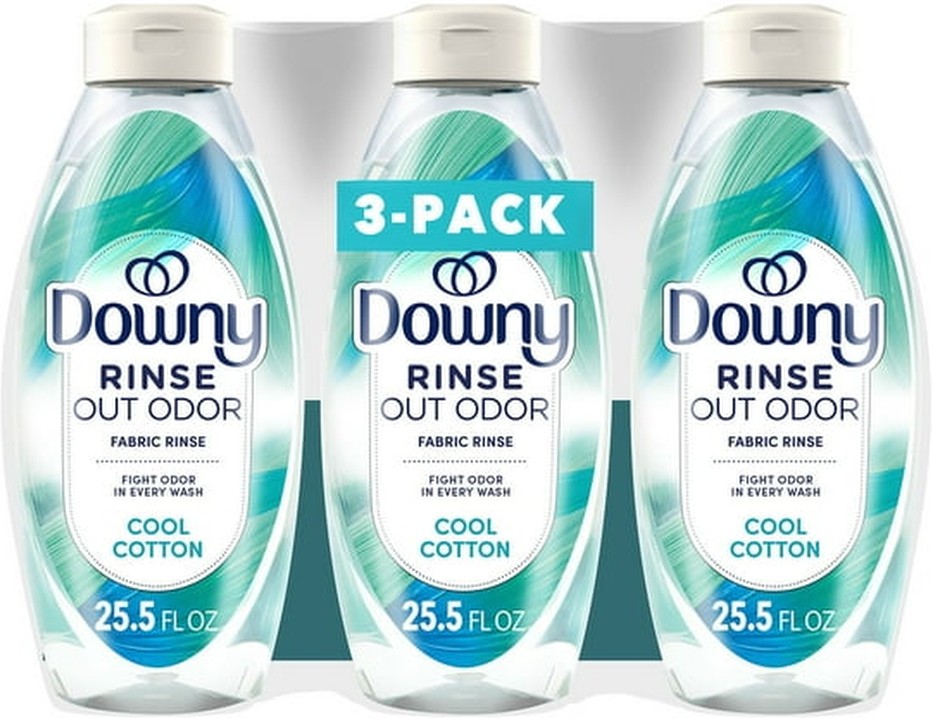 Rinse & Refresh Laundry Fabric Rinse, Cool Cotton, 3 Bottles, 76.5 fl. oz.